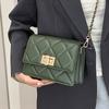 Niche Retro Light Luxury Diamond Chain Small Square Bag Women's Versatile Temperament Commuter Style Messenger Bag