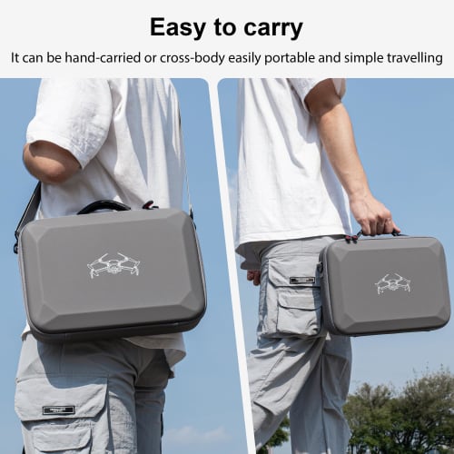 STARTRC DJI Mini 4 Pro Case, Mini 4 Pro Fly More Combo Bag, Portable Drone Bag, PU Case, Accessories, Portable Carrying Case, Water-Resistant, Full Pr