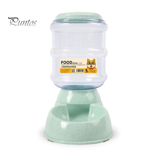 3.8L Automatic Pet Feeder Plastic Cat Water Fountain Large Capacity Pet Food Feeder Bowl Water Dispenser for Dogs Cats