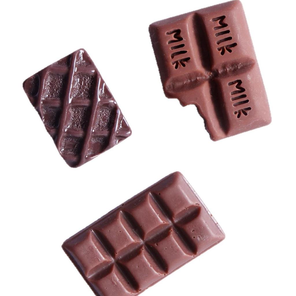 Handmade Resin Mini Food Hair Clips: Cookie & Bread Designs