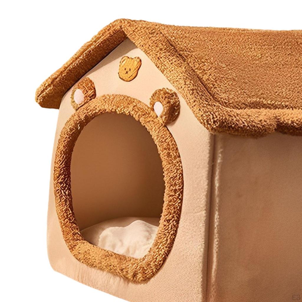 Cave for Small Pets - Soft and Warm Indoor Bed