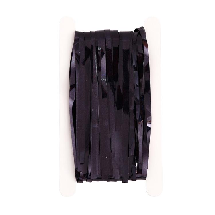 Black Foil Curtain Backdrop for Halloween Party Birthday Wedding Decorations 1