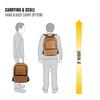 Carhartt Gear B0000545 Isolierter Kühlrucksack Einheitsgröße für die meisten Personen Carhartt Braun 24 Dosen Zwei Fächer - -