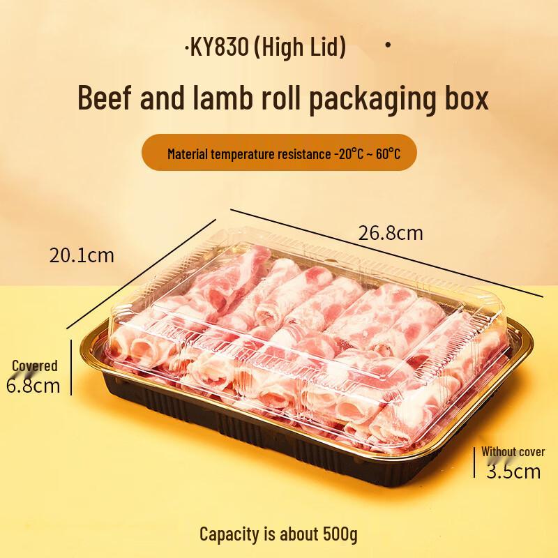 High-End Disposable Anti-Fog Food Container