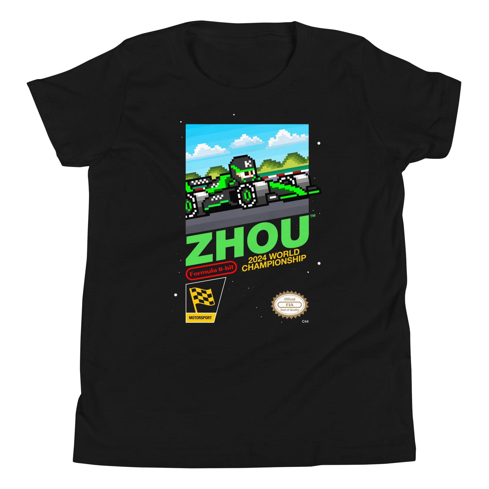 

Stake Kick Sauber Zhou Bottas 2024 Formula 1 F1 8-bit Youth Kid Child T-Shirt 4XL