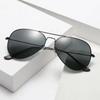 Fashion Gradient Sunglasses for Men Big Frame Pilot Sun Glasses Brand Design Anti-reflective Lunette De Soleil Homme UV400