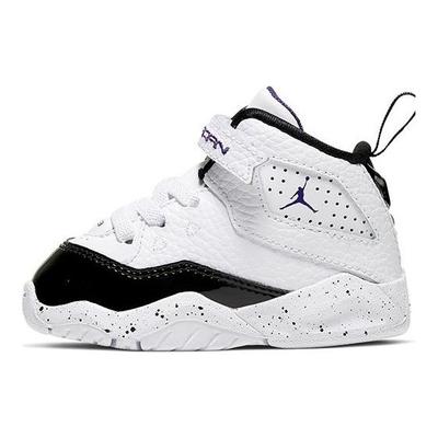 Air BLoyal TD Blanc Violet Cour Bébé Baskets Noir CK1427-115