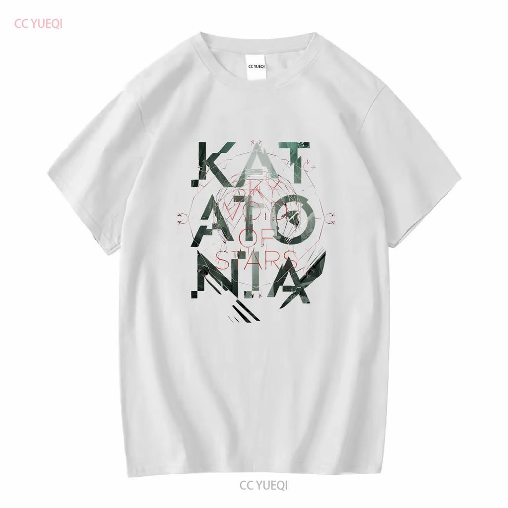 Ny Katatonia Sky Void of stars Män Svart Alla storlekar skjorta ND1758 långärmad vintage Tvättad Andningsbar Casual Lätt homme