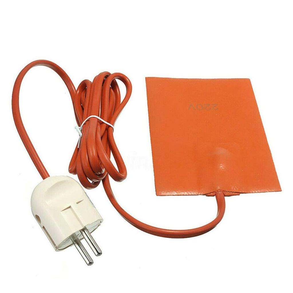 250W Car Engine Heater Oil Pan Tank Heater Pad Universal Silicone Heater Pad Engine Oil Pan Sump Tank Heater Pad with