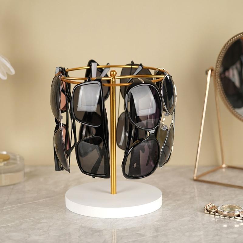 360 Degree Metal Eyeglass And Sunglasses Display Stand Featuring Sturdy Construction Modern Design For Secure Showcase