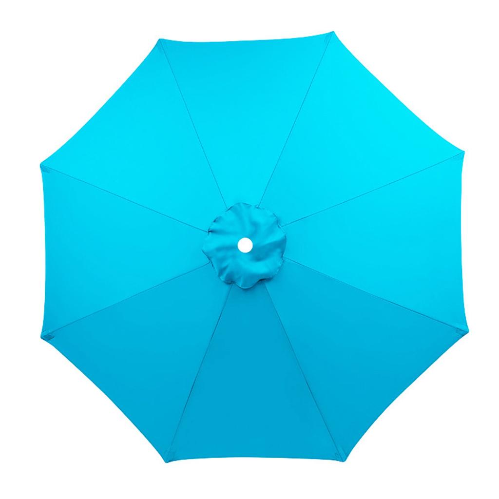 Large Outdoor Patio Umbrella with Durable Red Canopy, UV Protection, Wind Resistant, Easy Crank Lift, 8-Rib Frame for Garden, Deck, Poolside, Backyard