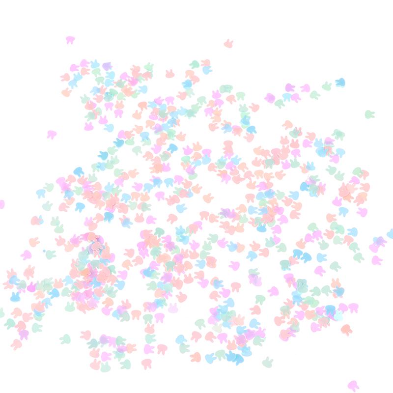 15g Ultrathin 4mm Rabbit Shape Glitter Sequins for wedding Christmas Decoha 15g Ultrathin 4mm Rabbit Shape Glitter Sequins for wedding Christmas Decoha