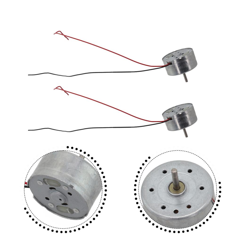 2pcs 300 Motor For DIY Motor for Hanging Neck Fans Compact and Suitable for Small Electronic Devices Operating from 1 5V To 6V