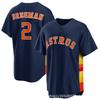 Houston Astros Baseball Jersey Bregman 2 Altuve 27 Embroidered Sports Shirt Men