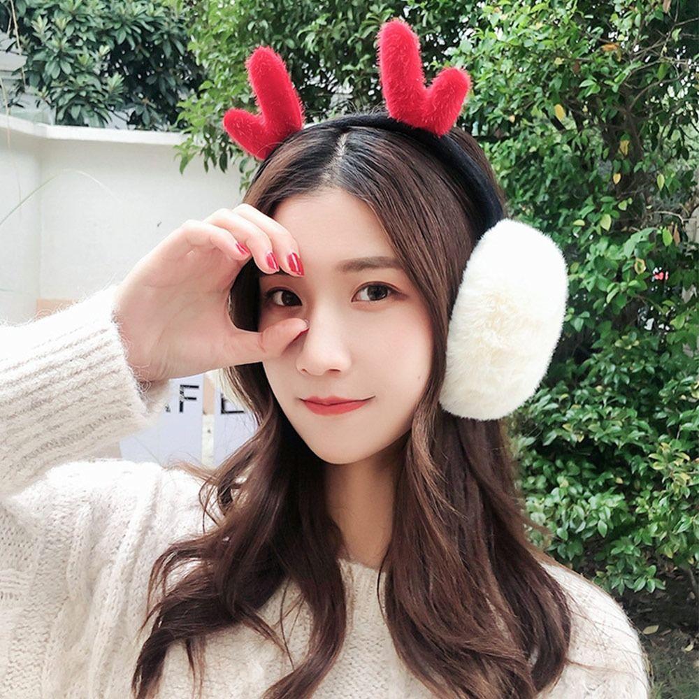Warm Plush Earmuffs Foldable Ear Warmer Winter Earflaps  for Men Women