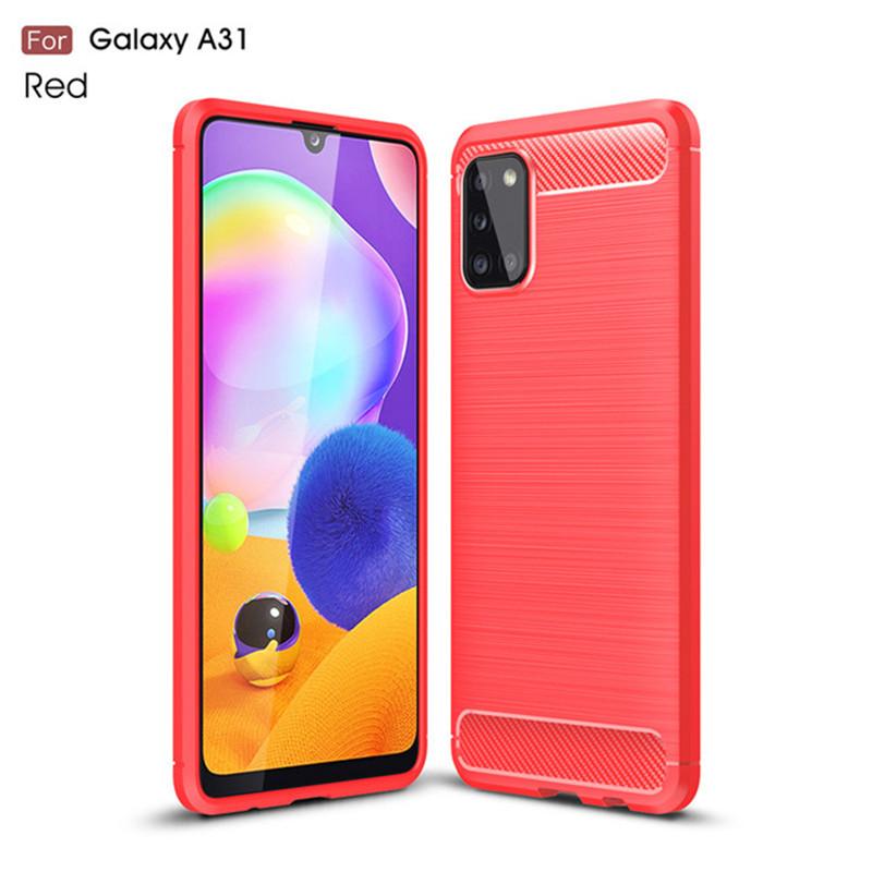 

Для чехла Samsung Galaxy A31 Мягкий чехол Для чехла Samsung A31 Для Fundas Samsung A52 A72 A71 A51 A53 A22 S22 S21 FE Чехол A31 For S22 Ultra красный