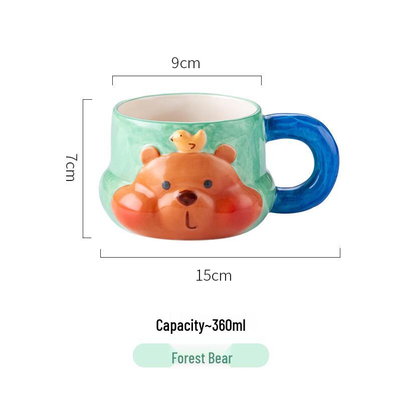 ZISIZ Little Manor Cartoon Ceramic Bowl