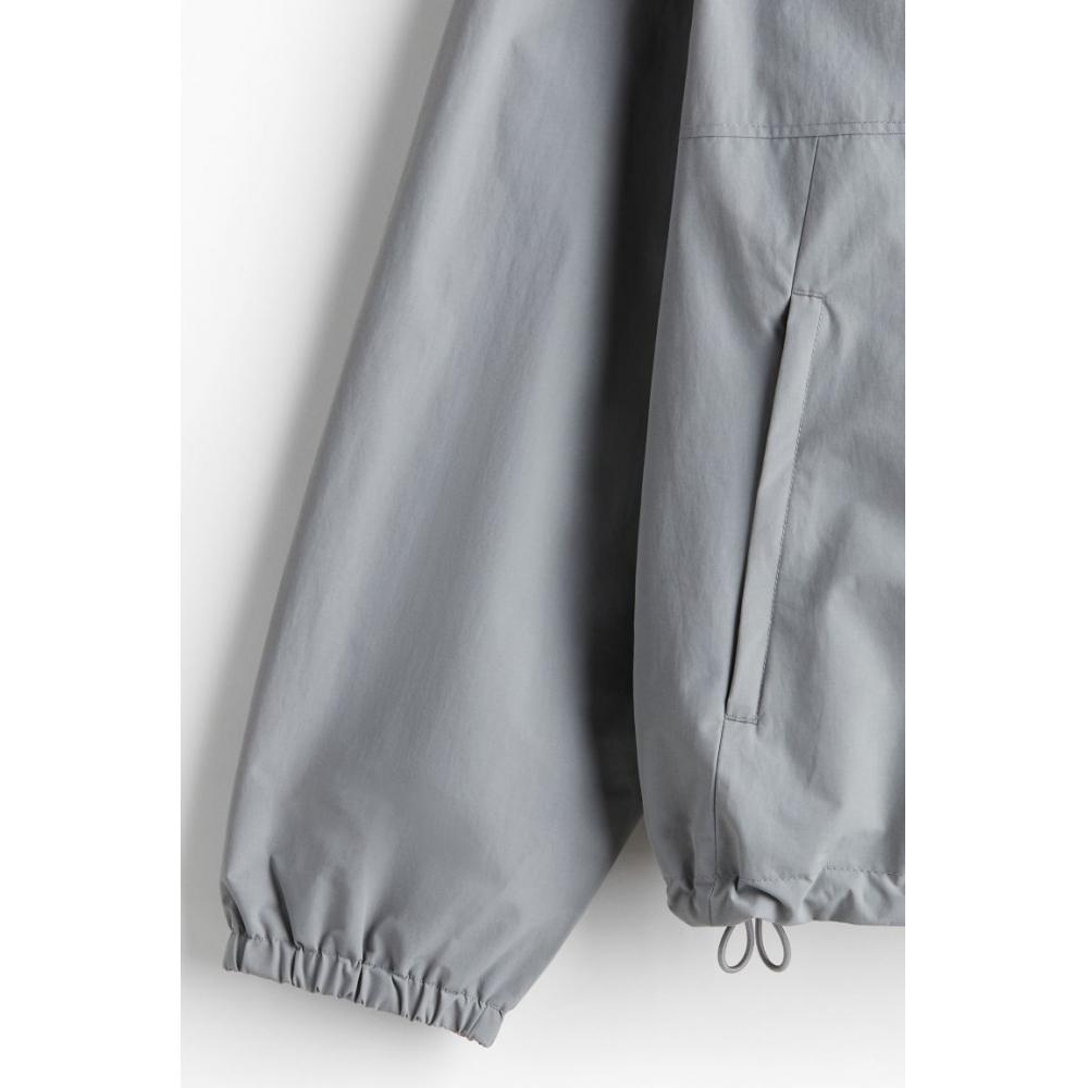 H M Windproof Jacket Regular Fit Grey
