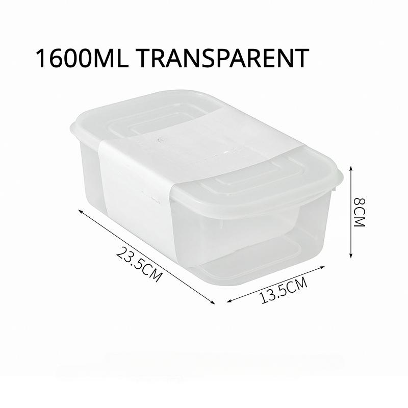 Akcesoria kuchenne Plastikowe pudełko do przechowywania świeżości Przechowywanie żywności i owoców Zamknięty organizer kuchenny do zamrażarki