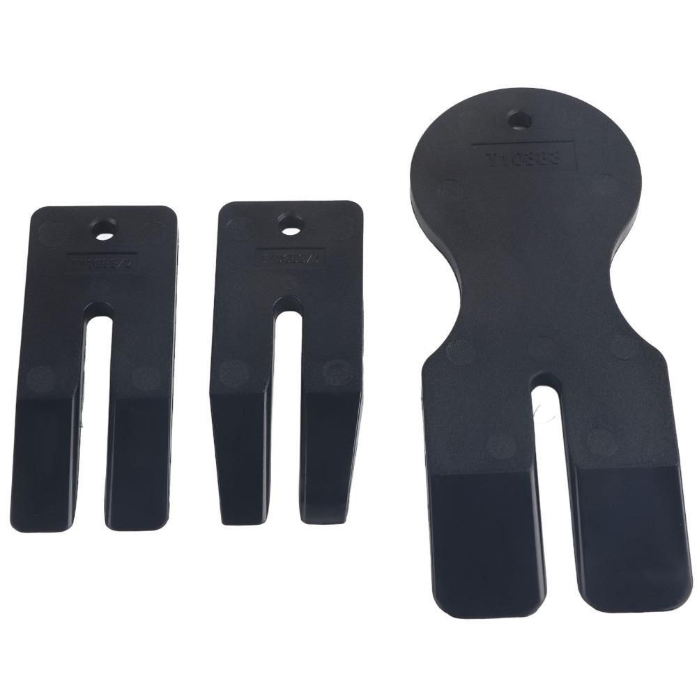 3PCS Multi-Size Panel Clip Tool U-Slot Clip Auto Trim Tool Set  Door Trim Panel Removal чёрный