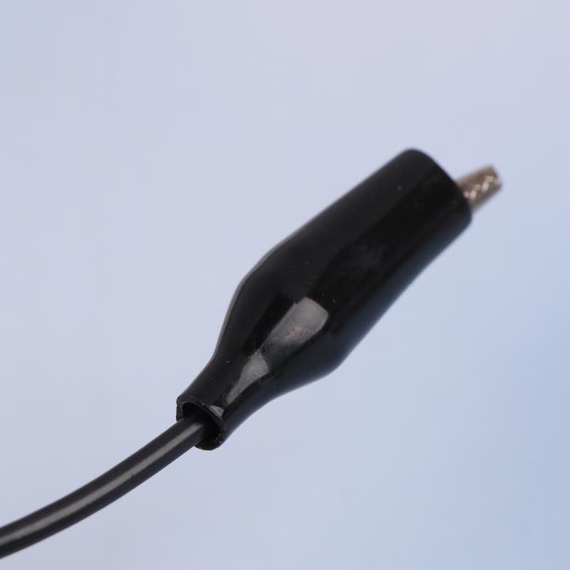 2Pcs 1M Alligator Clip Test Leads 2 Wires 4 Clips Jumper Wires Red Black Crocodile Clip For Battery Electronics Diy Circuit