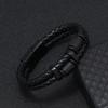 Men's Multilayer Leather Bracelet with Magnetic Alloy Clasp - Euro-American Fashion Accessory