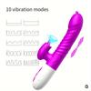 Powerful Thrusting Vibrator Female Clitoris Sucker Vacuum Stimulator Tongue Licking Sucking Dildo Adult Goods Sex Toy for Women