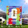Offizielles Sammelalbum für die FIFA-Weltmeisterschaft 2026, Hardcover-Buch zum Sammeln und Organisieren von Stickern, mit thematischem Design und strapazierfähigen Seiten