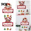 Festive Snowman Party Supplies Christmas Winter Wooden Hanging Sign, Elk Decorative Plaque, Entrance Door Signs Sign for Holiday Home Decor