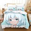 Anime Redo Of Healer Bedding Set 3D Printed Suitable For Bedroom Duvet Cover Set With Pillowcases Kids Home Textile