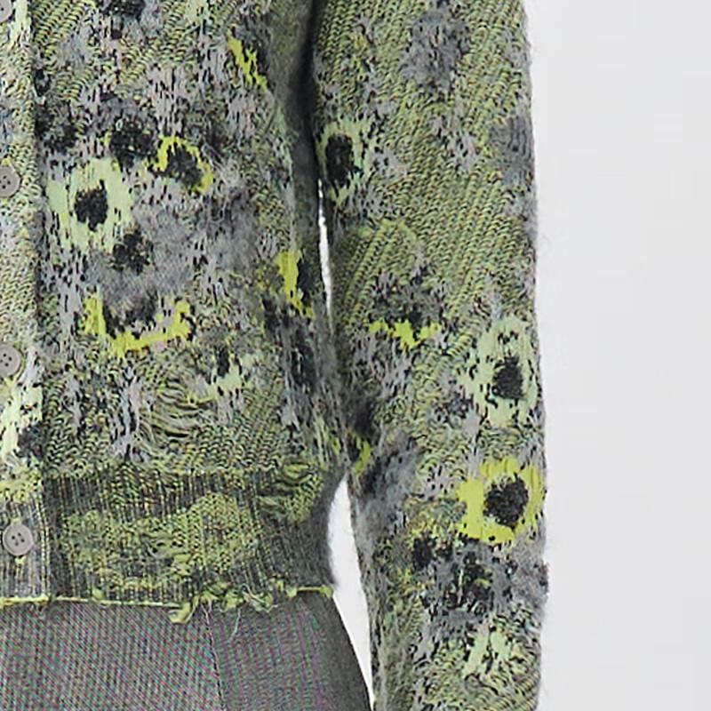 JNBY 2025 Spring V-Neck Cotton Knit Sweater