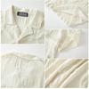Men's Casual -color Short-sleeved Shirt Men's Retro Distressed Shirt Blouse