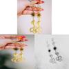 Bohemian Snake Sun Animal Dangle Earrings Handmade Jewelry For Women Summer