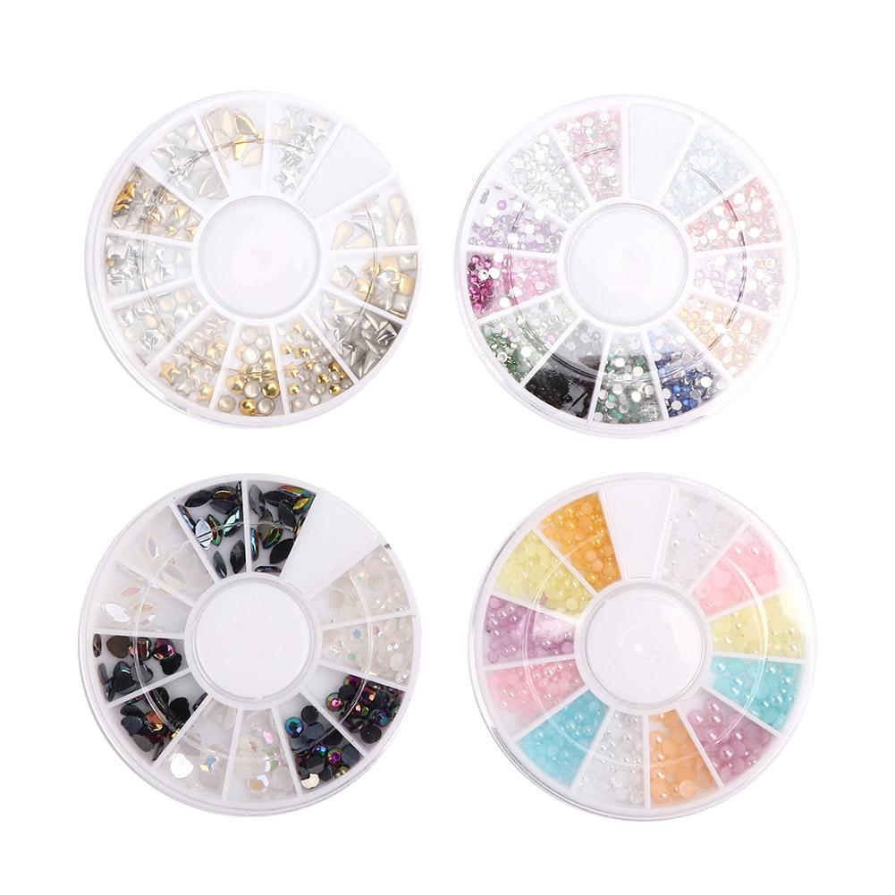 Nail Art Painting Brush Dotting Pen Nail File Rhinestones Dust Brush Manicure Tool Set