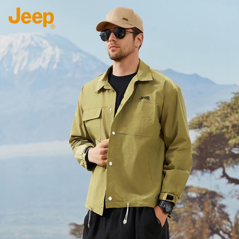 JEEP Men s Lightweight Lapel Workwear Jacket 2XL