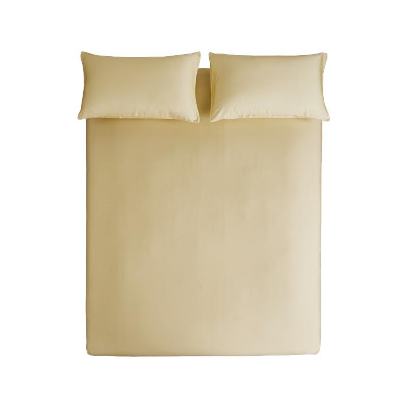MIDO HOUSE 100-Count Pure Cotton Fitted Sheet Collection 180cm x 200cm +30cm