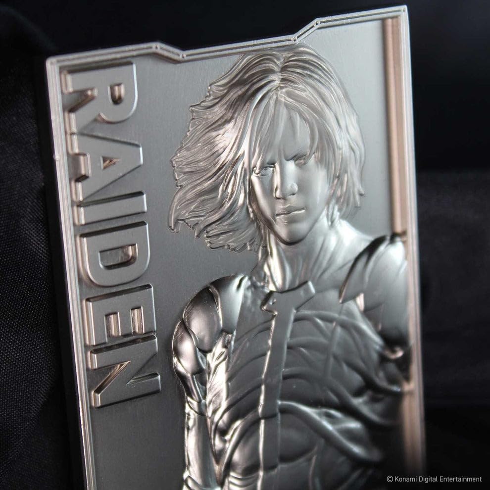 [Officially Licensed Product] METAL GEAR SOLID Raiden Ingot (with serial number)