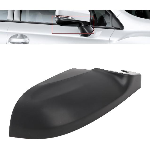 Black Shockproof Lower Mirror Cover Cap, Rearview Mirror Lower Trim Covers Replacement for Subaru Impreza Legacy Outback Ascent (Left: 91054FL20A)