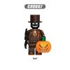 Halloween Pumpkin Zombie Minifigure Building Blocks Toy Set KF6175 6176 PG8171 PG8174.