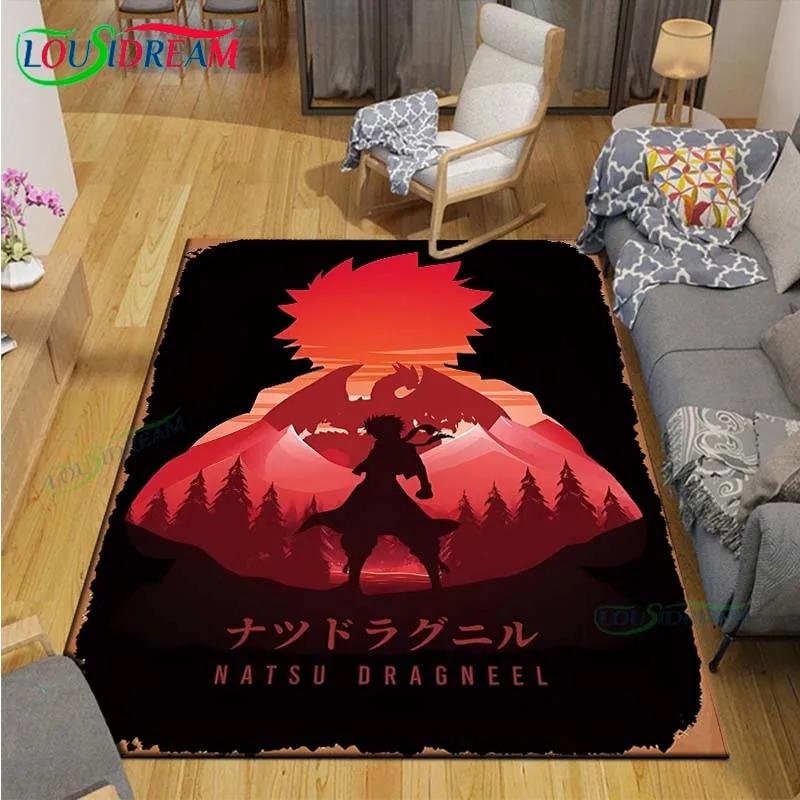 Fashion Popular Cartoon A-Fairy Tail Printed  Carpet Living Room Anti-Skid Area Rug Kids Bedroom Mats Yoga Mat Carpet Decor Gift