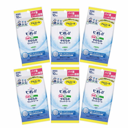 

Biore U Disinfecting Soft Wet Sheet Alcohol Type x Set of 6