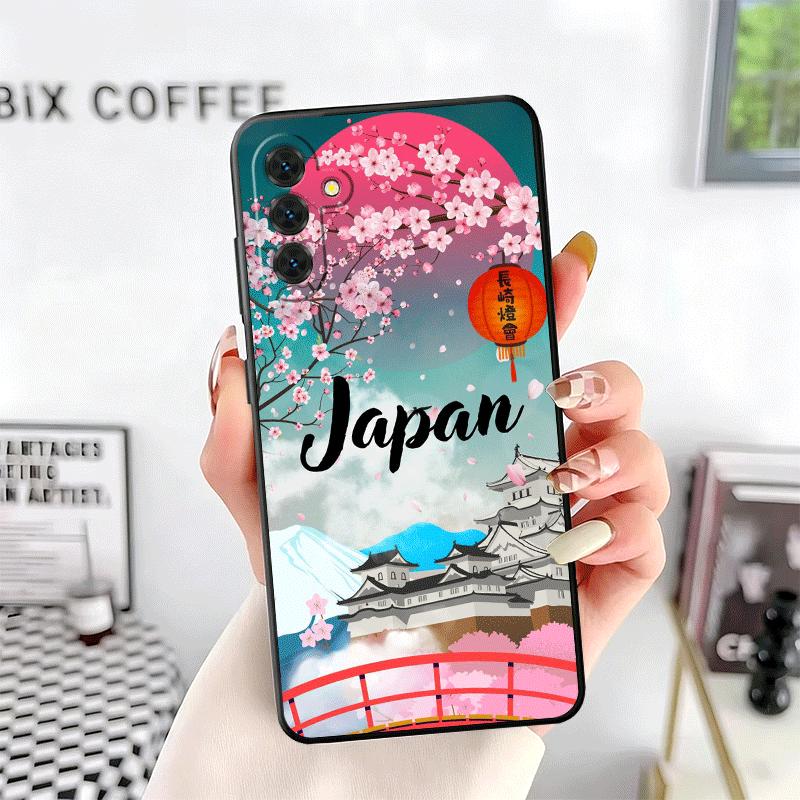 Osaka Tokyo Japan Scenery Soft Phone Case for Samsung A17 A37 A57 A16 A26 A36 A56 A15 A25 A35 A55 A14 A24 A34 A54 A13 A23 A33 A5 Samsung A37