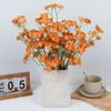 Wedding Decor Artificial Flowers Silk Small Daisy Plant Auditorium Decoration Fake Flower Simulation Yellow Chamomile Branches