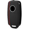 Key Fob Cover Silicone Keyless Remote Protector Sleeve Case Holder Compatible with VW Volkswagen Tiguan Golf Polo Jetta Passat