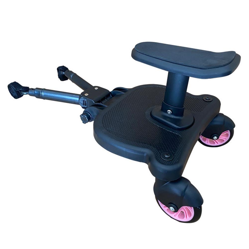 2 in 1 Sit and Stand Stroller Pedal Adapter Universal Holds 55lbs Strollers Step Board Adapter Comfort Creative