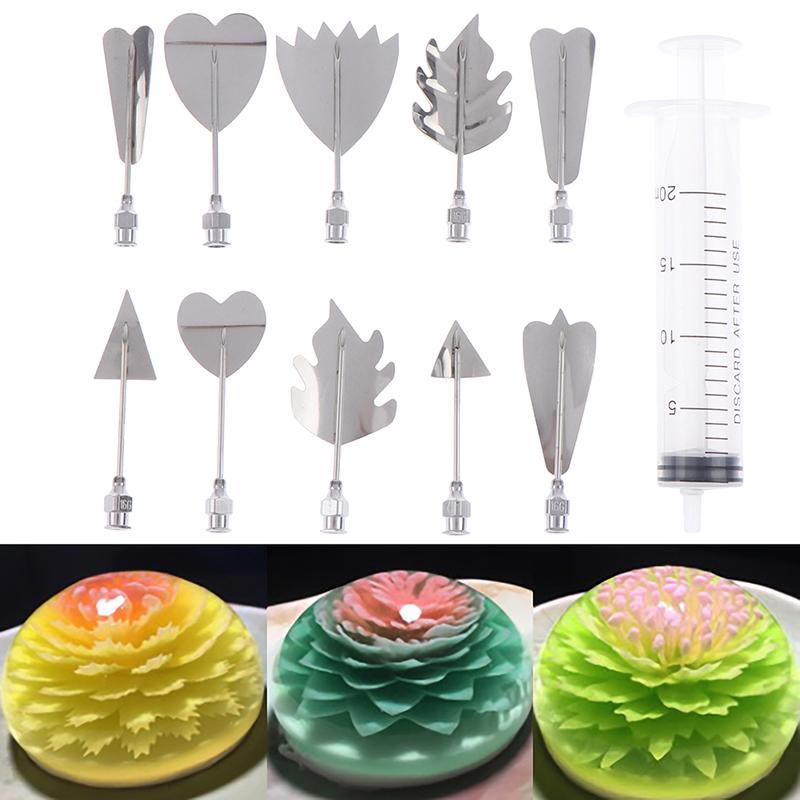 Cake Decorating Tools 3D Jelly Flower Art Tool Jelly Cake Gelatin Pudding Nozzle