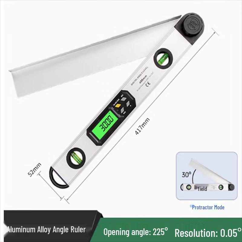 HEMUELE Digital Angle & Level Ruler