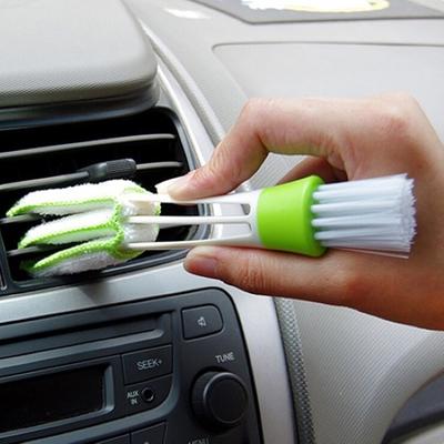Ferramenta de limpeza de escova de carro de plástico para limpeza de persianas de ventilação de ar condicionado automotivo