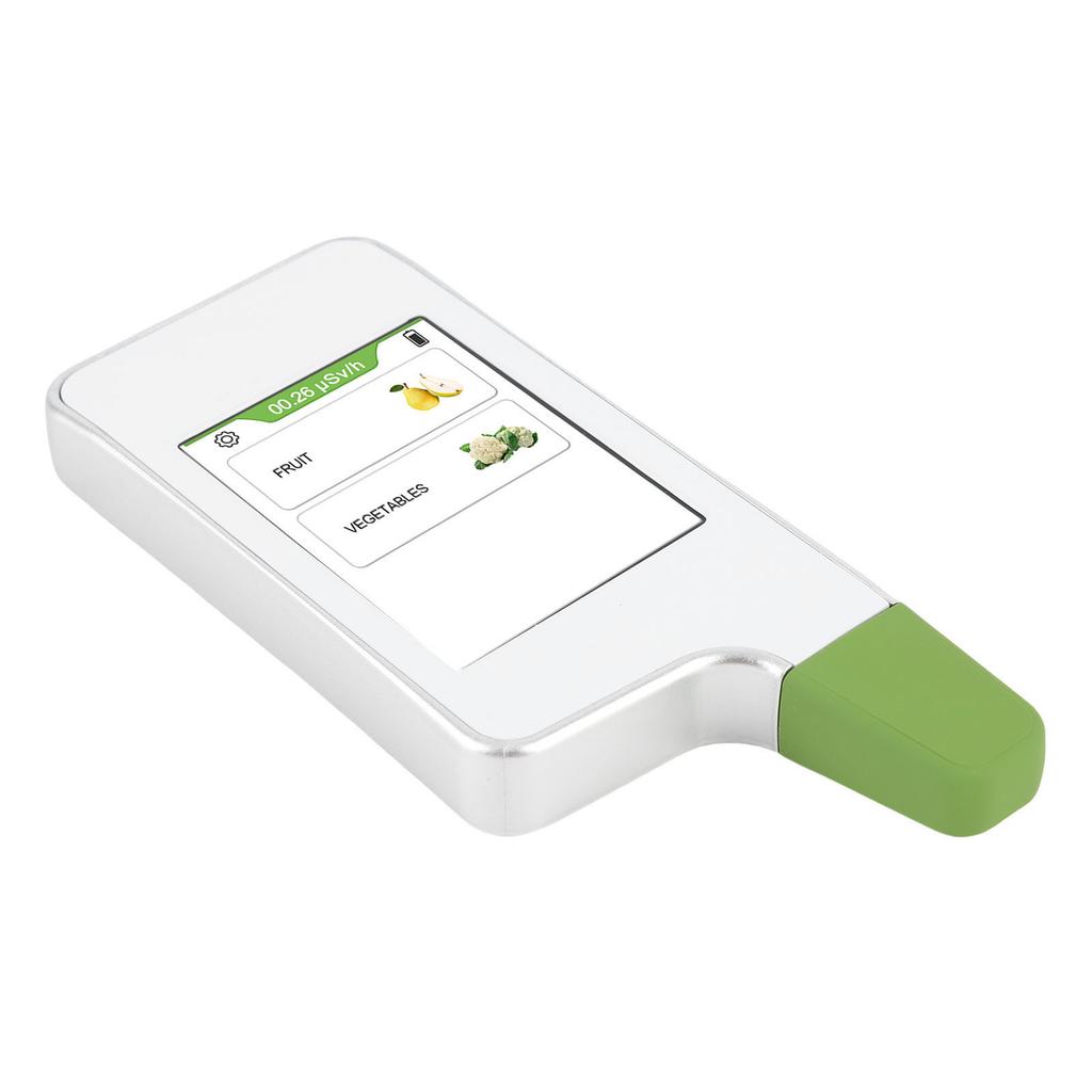 Portable Nitrate Tester Food Nitrate Content Detector for Fruits Vegetables 0 9999mg kg Range White