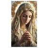 Full Square Round Diamond Painting Kit Religion Art Virgin Mary Praying Diamond Embroidery Handmade Mosaic Home Decoration